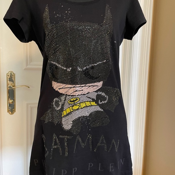 Philipp Plein Tops - Philipp Plein Woman’s Top with Batman